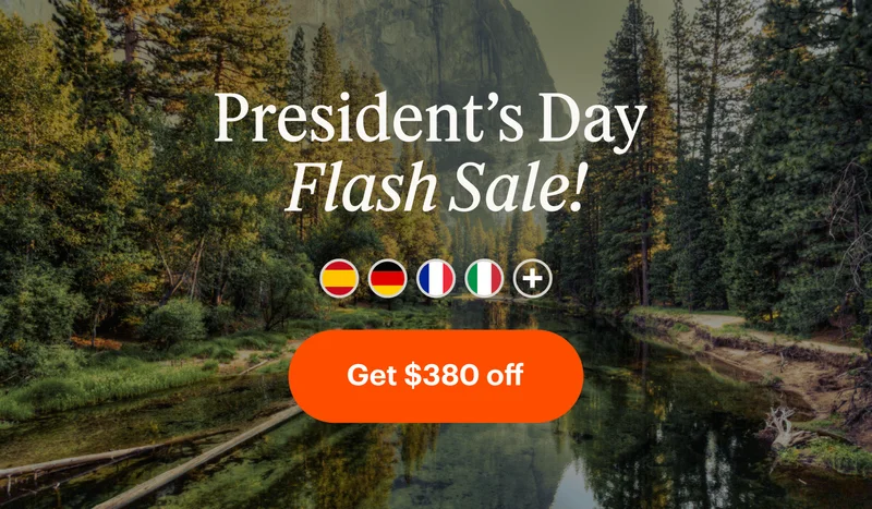 President’s Day Flash Sale!