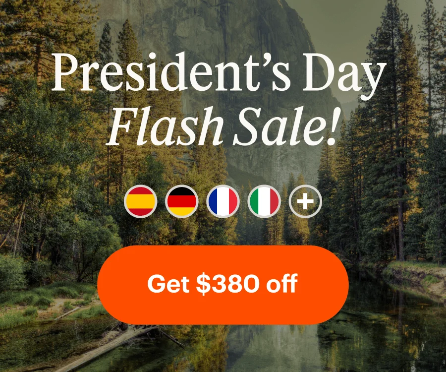 President’s Day Flash Sale!