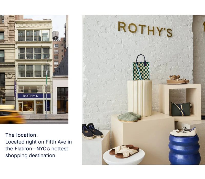The location. Located right on Fifth Ave in the Flatiron—NYC’s hottest shopping destination.