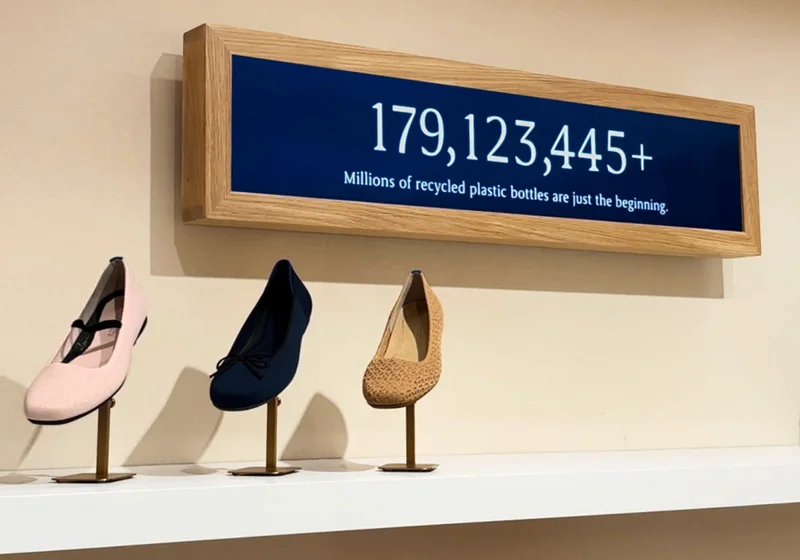The impact. To date, we’ve transformed 179,123,445+ recycled plastic bottles into the styles you know & love—and it’s just the beginning.