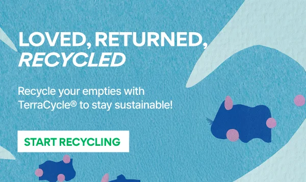 RECYCLE YOUR EMPTIES WITH TERRACYCLE