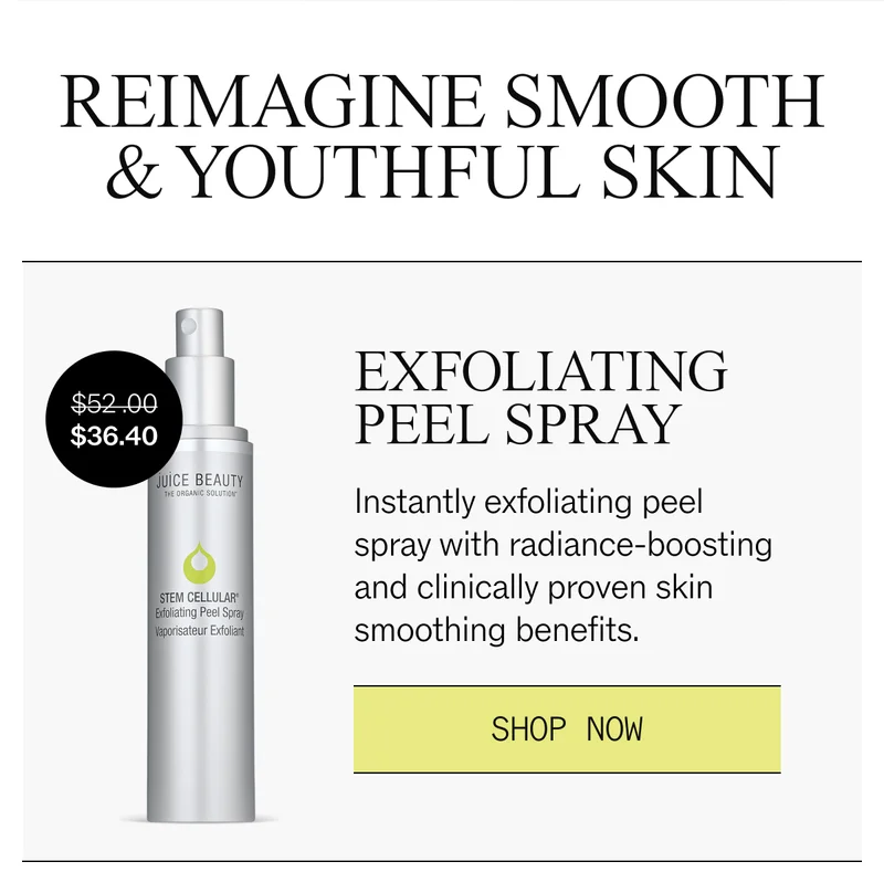 Stem Cellular Exfoliating Peel Spray