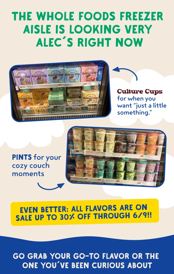 Shop Alec's at whole foods market on sale thru 6/9