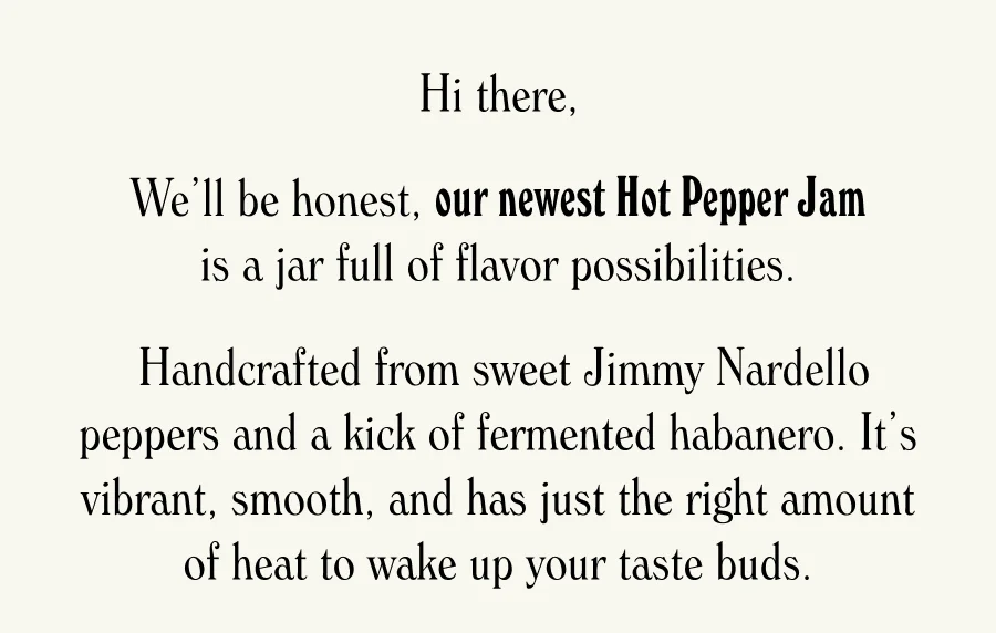 Hot Pepper Jam