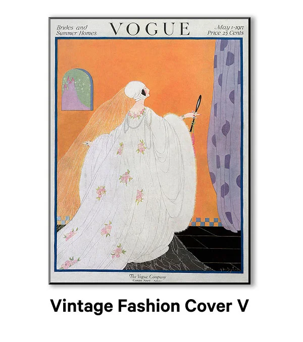 Vintage Fashion Cover V by Wild Apple