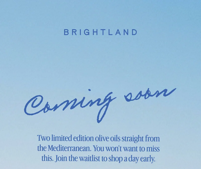 Two limited edition olive oils straight from the Mediterranean.
