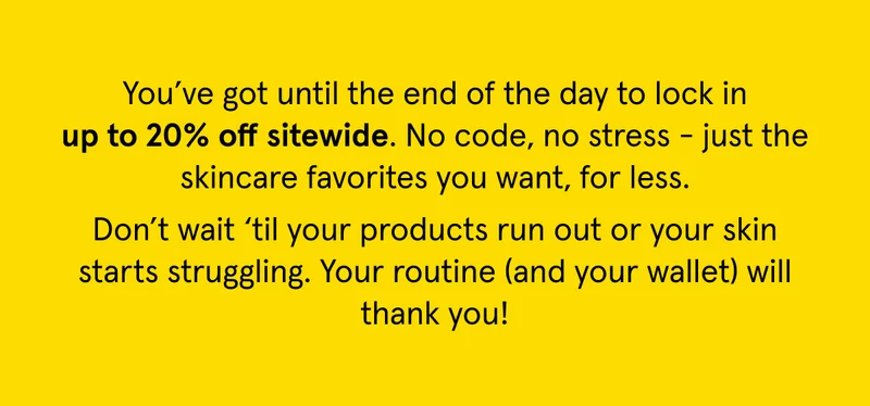 It's All Up to 20% Off!