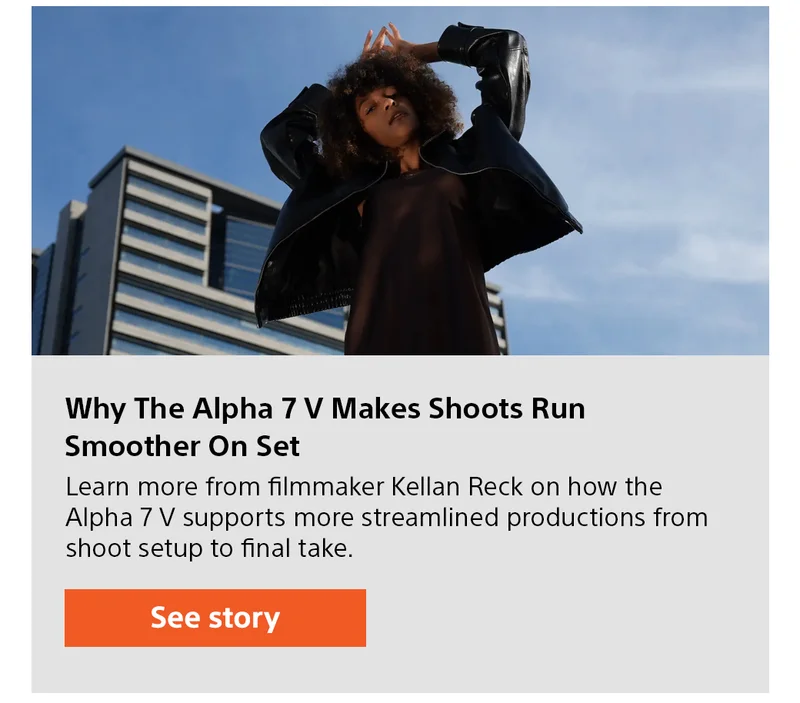 Why The Alpha 7 V Makes Shoots Run Smoother On Set | See story