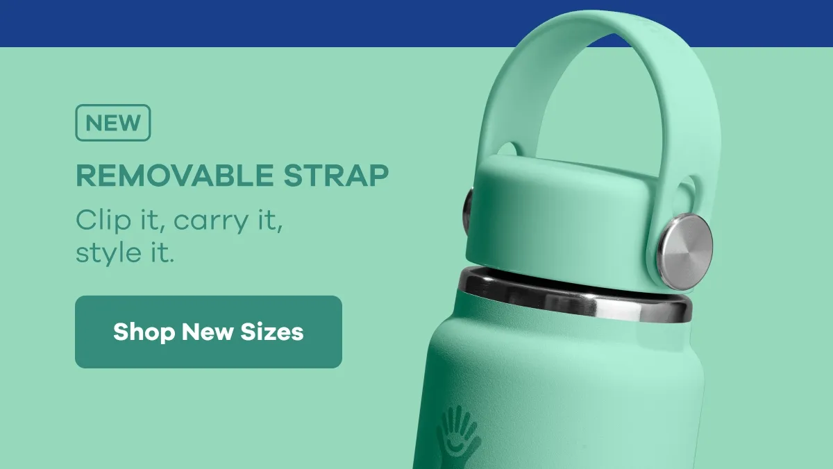 NEW REMOVABLE STRAP. Clip it, carry it, style it. | Shop New Sizes