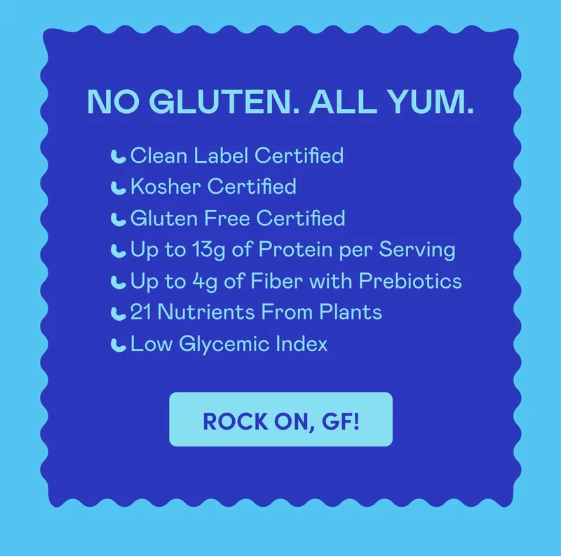 NO GLUTEN. ALL YUM.