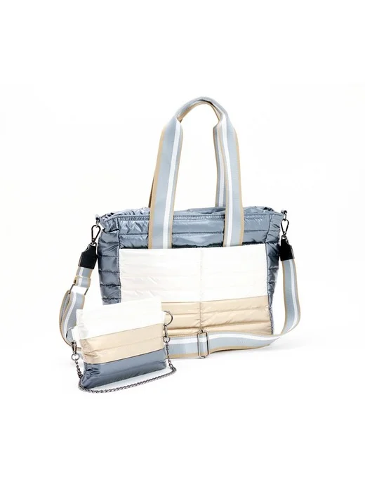 Think Royln Colorblock Tote & Crossbody Bundle - The Metro