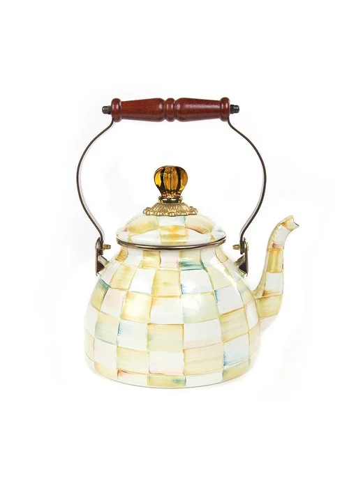 Mackenzie- Childs 2-Quart Enamel Tea Kettle