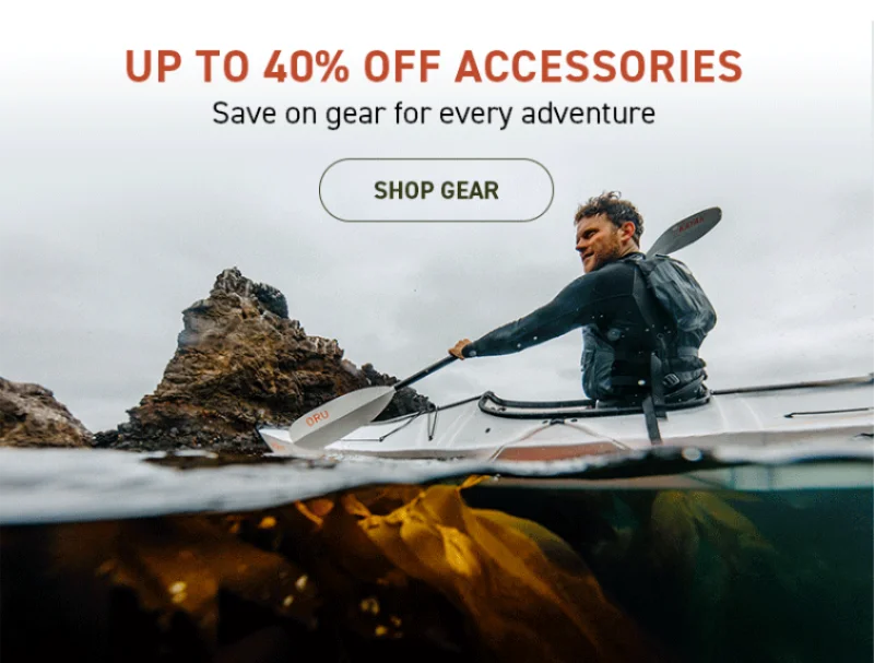 Up to 40% off gear for every adventure