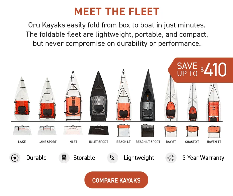Meet the Fleet: Save up to $410 on kayaks