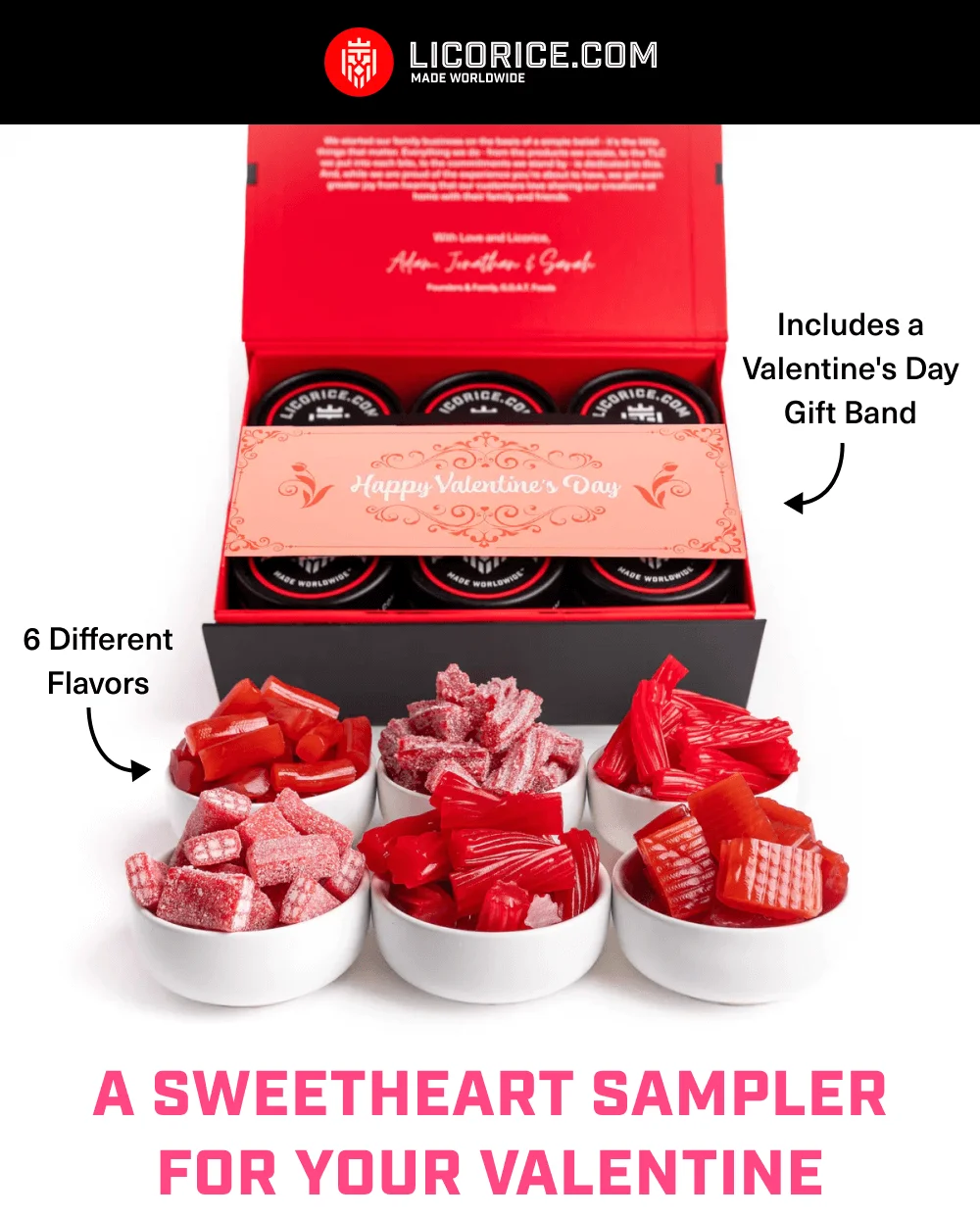 Our Sweetheart Sampler Gift Box is the perfect Valentine's Day Gift!