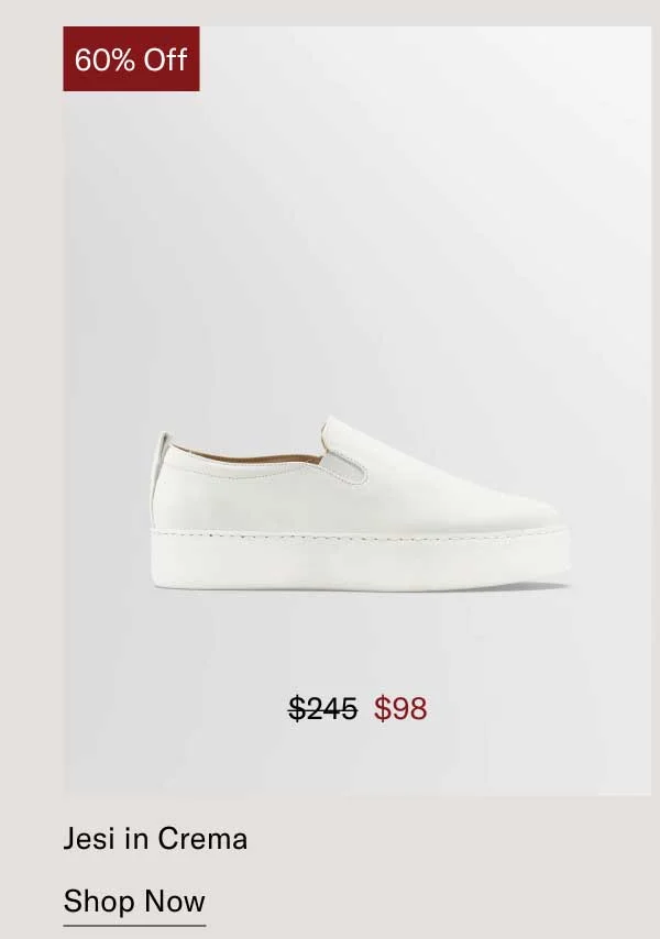 60% off. Jesi in Crema- Shop Now
