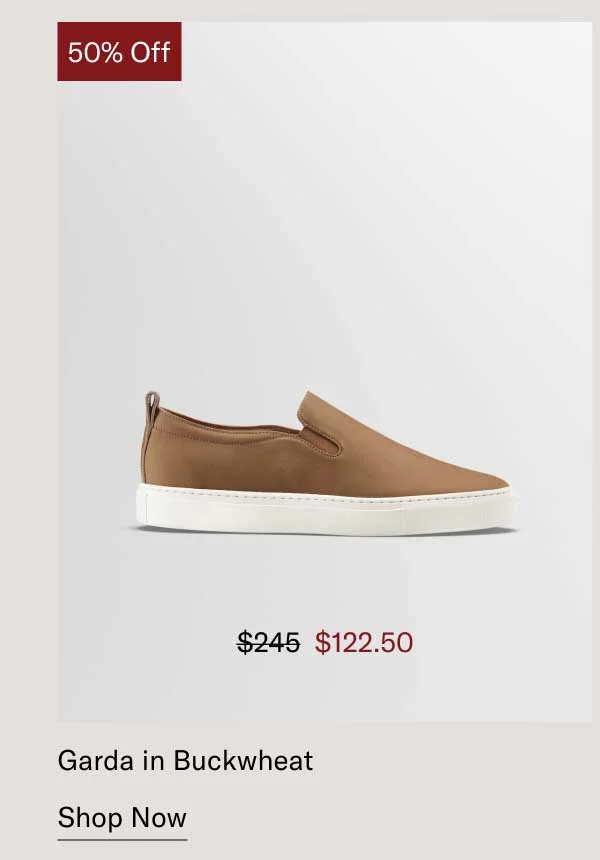 50% off. Garda in Buckwheat- Shop Now