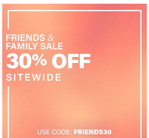 30% Off Sitewide