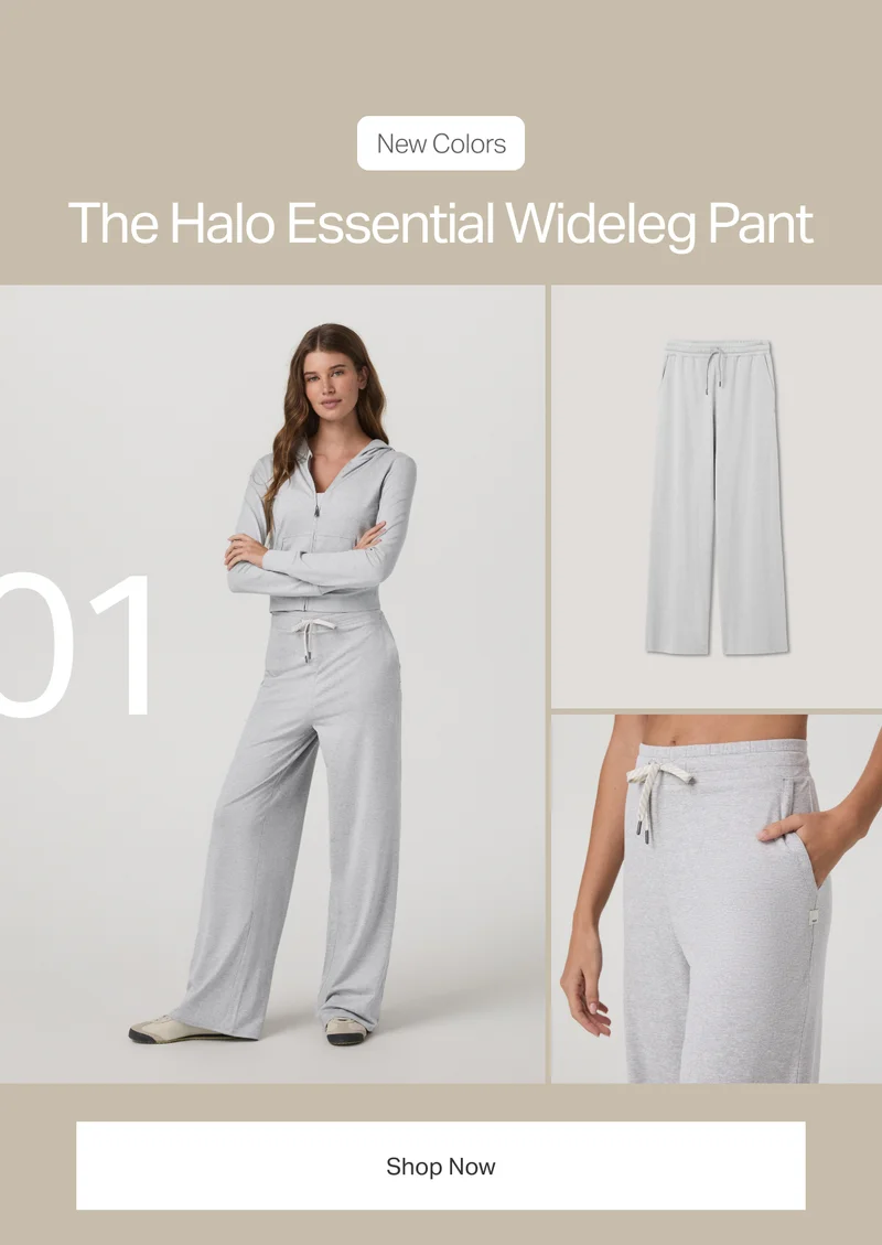 01 - The Halo Essential Wideleg Pant