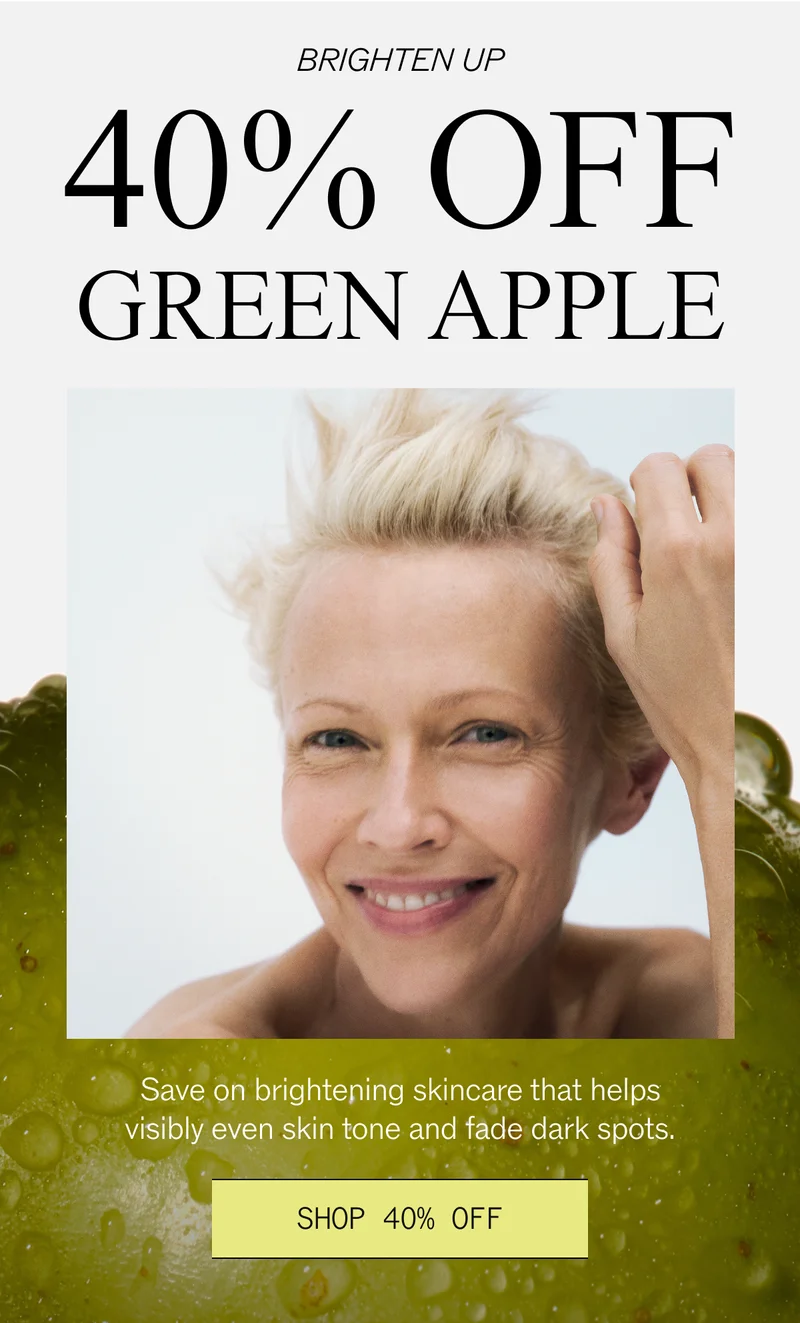 40% off green apple