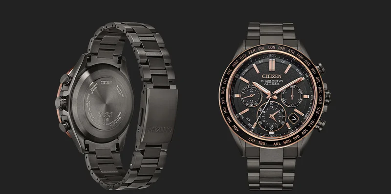 The latest Attesa Super Titanium™ back and front