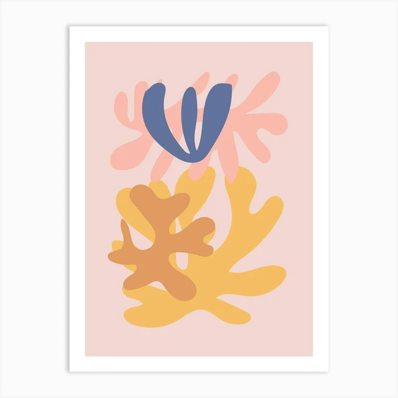 Image of Cut Out Pink Art Print