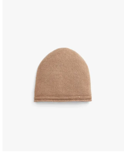 Single-Origin Cashmere Beanie Camel