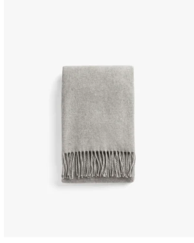 Recycled Cashmere Scarf Light Grey