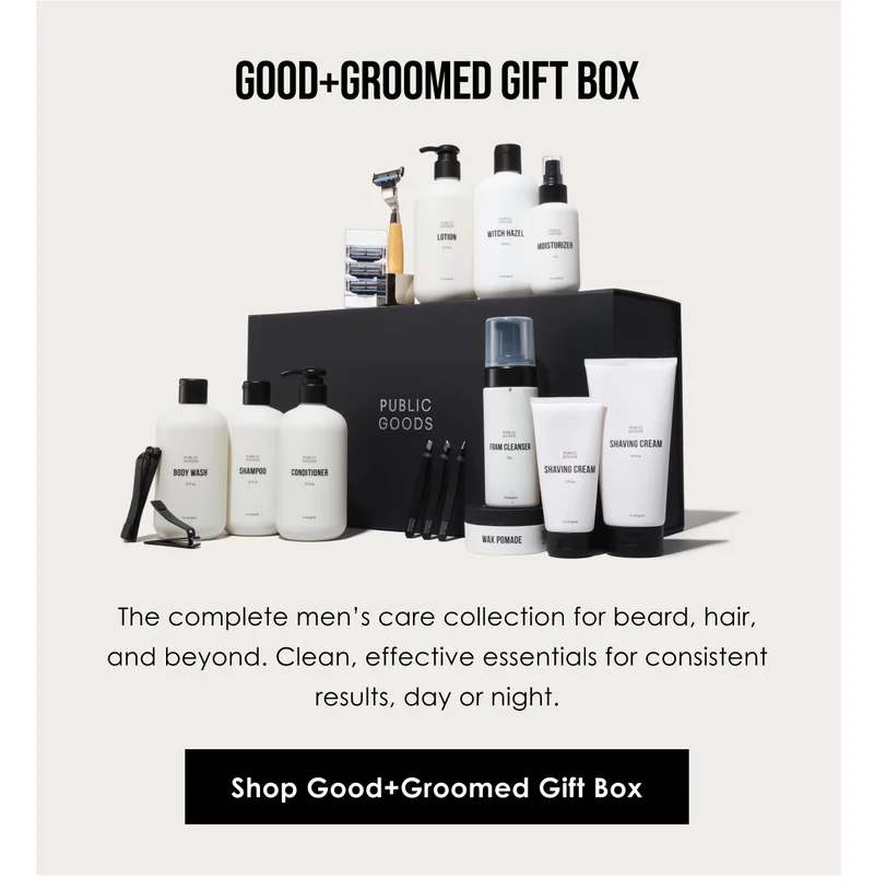 GOOD+GROOMED GIFT BOX