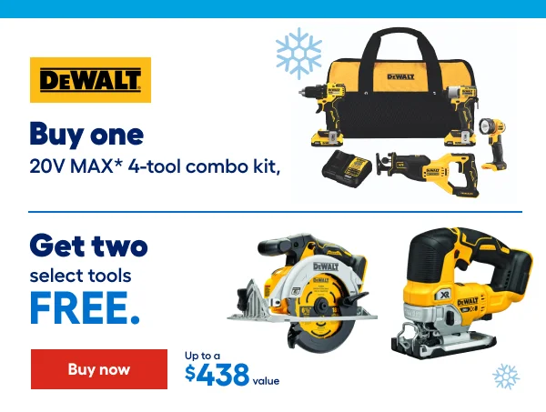 DeWalt, Buy one, Get two