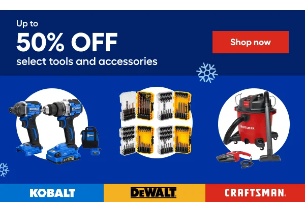 Uo tp 50% OFF select tools and accessories