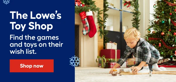 The Lowe's Toy Shop, Find the games and toys on their wish list.