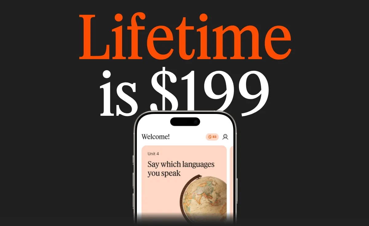 Lifetime is $199