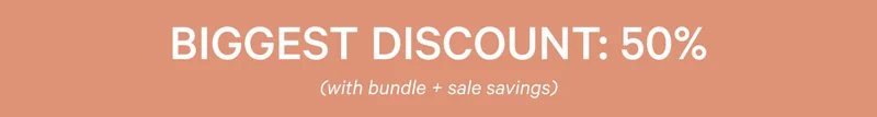Biggest Discount: 50%