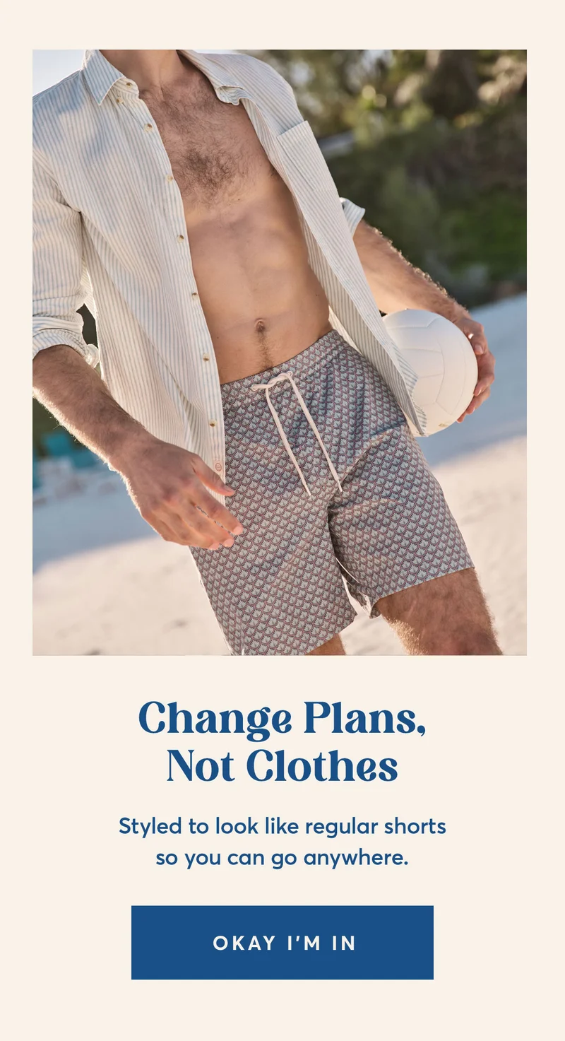 Change Plans, Not Clothes