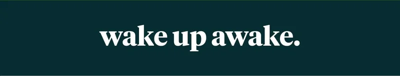 wake up awake.