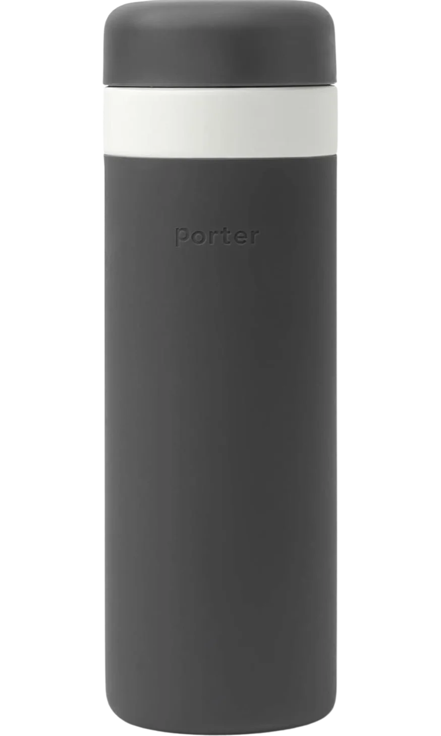 Image of NEW! Porter Insulated Ceramic Bottle  20oz - Charcoal