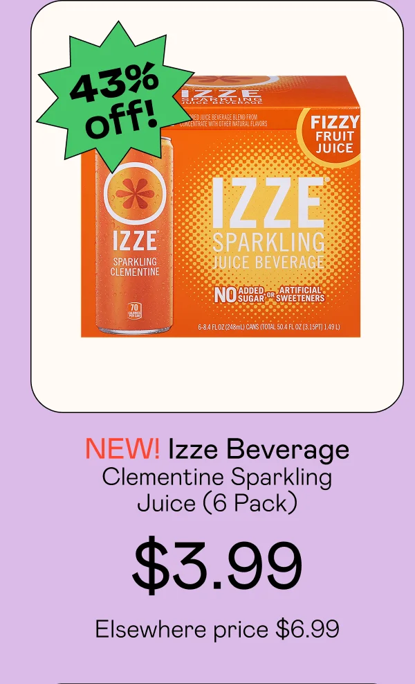 Clementine Sparkling Juice (6 Pack)