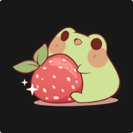 Frog With Strawberry T-Shirt