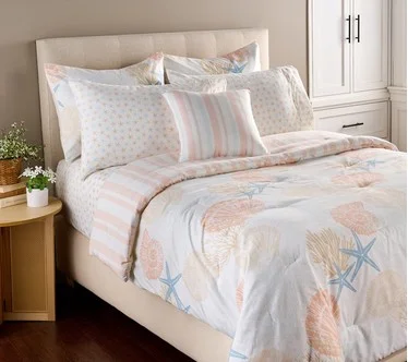 Home Reflections Coastal 8pc Queen Bedding Set