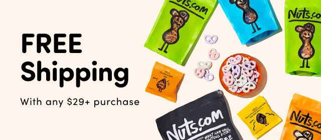 FREE Shipping: With any $29+ purchase