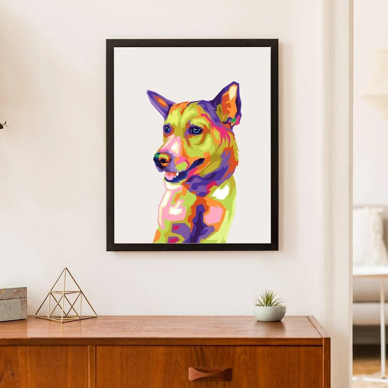 Image of Limited Edition Custom Pet Pop Portraits
