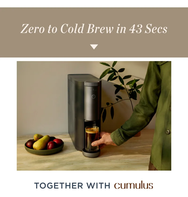 Zero to Cold Brew in 43 Secs
