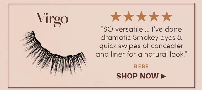 Shop 20% off Virgo with the code GLAMMYS