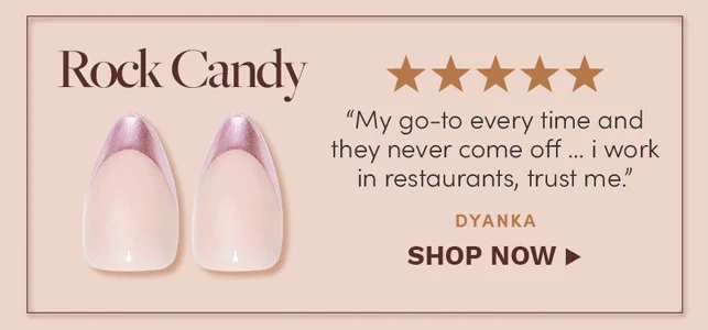 Shop 20% off Rock Candy with the code GLAMMYS