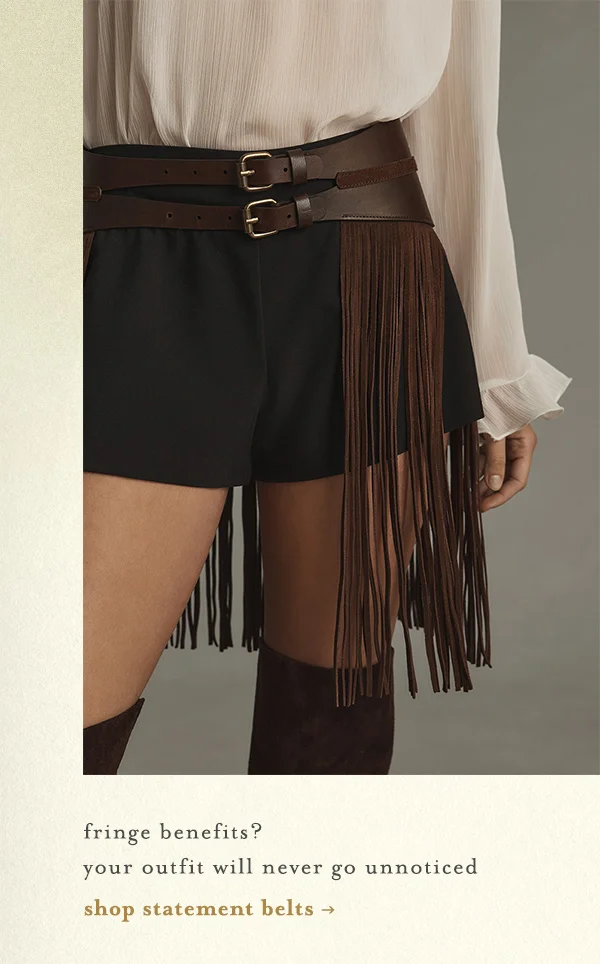 Shop statement belts