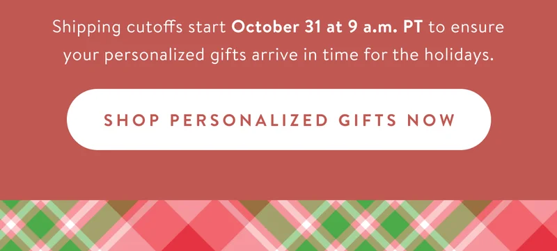 Shop Personalized Gifts Now