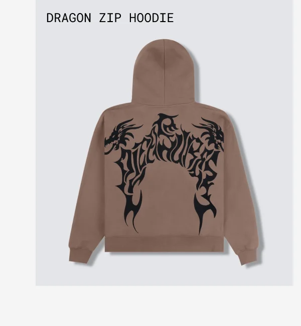 DRAGON ZIP HOODIE