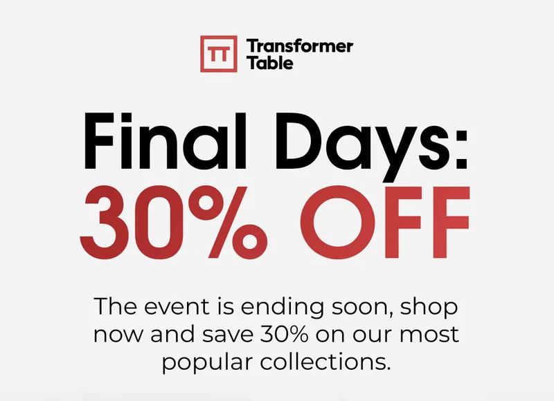 Final Days: 30% OFF