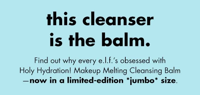 this cleanser is the balm
